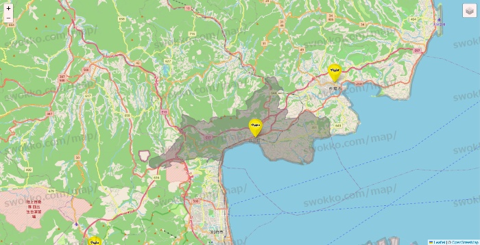 大分県のマツモトキヨシの店舗地図