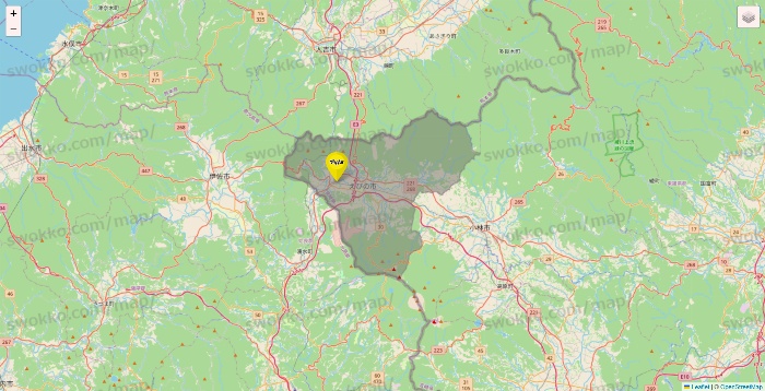 宮崎県のマツモトキヨシの店舗地図