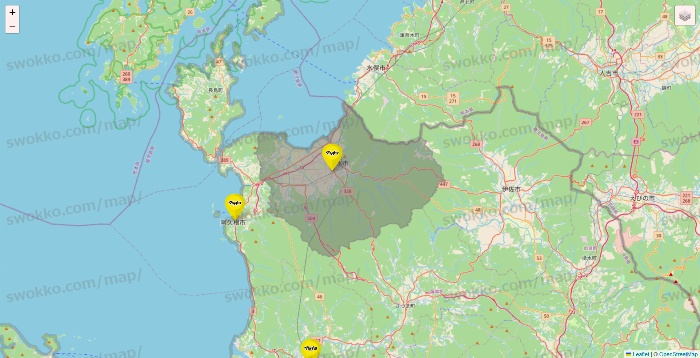 鹿児島県のマツモトキヨシの店舗地図