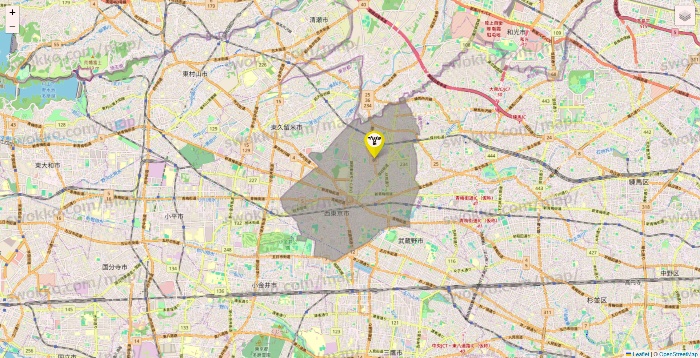 東京都のマツキヨ系列いろいろの店舗地図