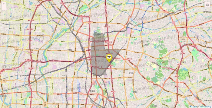 愛知県のマツキヨ系列いろいろの店舗地図