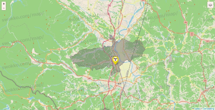 岩手県のマツキヨ系列いろいろの店舗地図