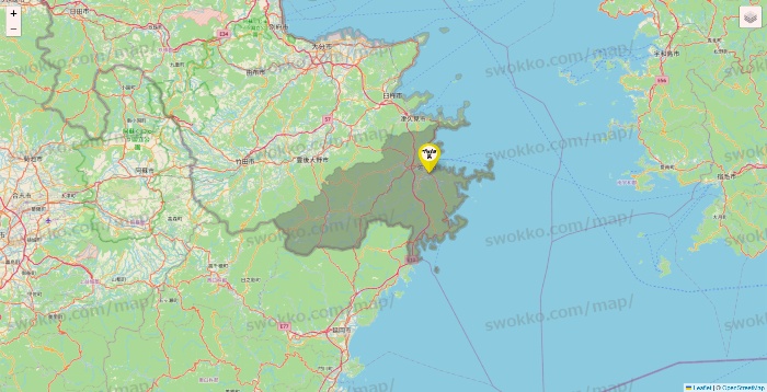 大分県のマツキヨ系列いろいろの店舗地図