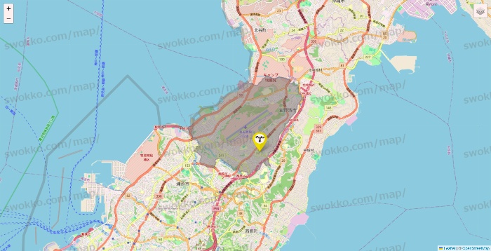 沖縄県のマツキヨ系列いろいろの店舗地図