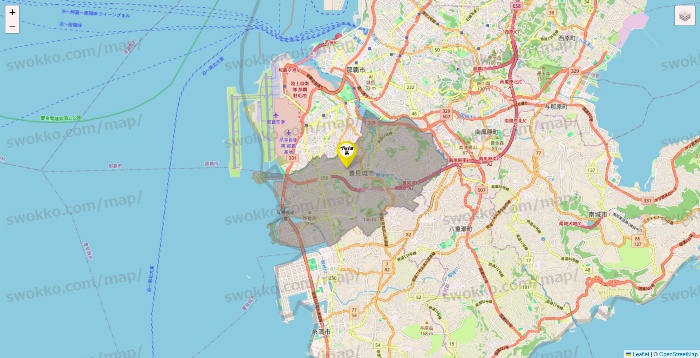 沖縄県のマツキヨ系列いろいろの店舗地図