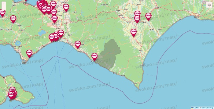 北海道のマックスバリュの店舗地図