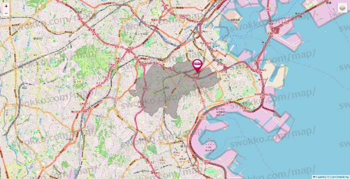 神奈川県のマックスバリュの店舗地図
