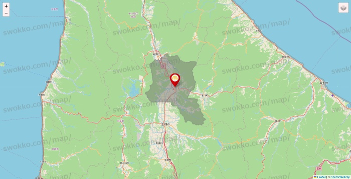 北海道のマクドナルドの店舗地図