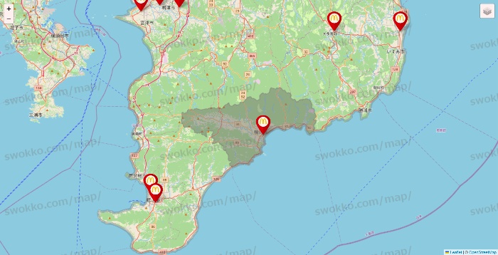 千葉県のマクドナルドの店舗地図