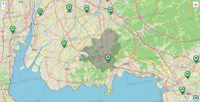 愛知県のモスバーガーの店舗地図