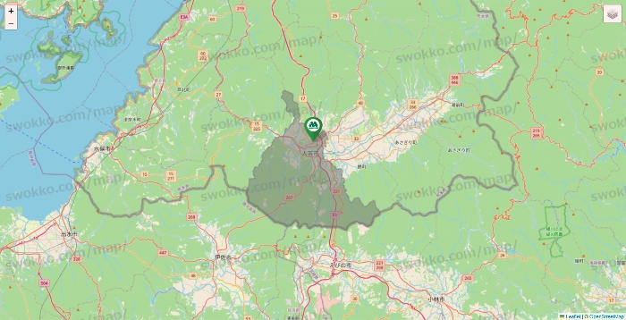 熊本県のモスバーガーの店舗地図