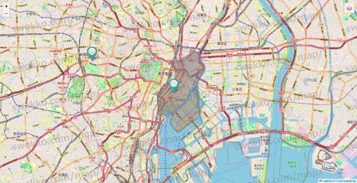 東京都のMUSBELL（ムスベル）の店舗地図