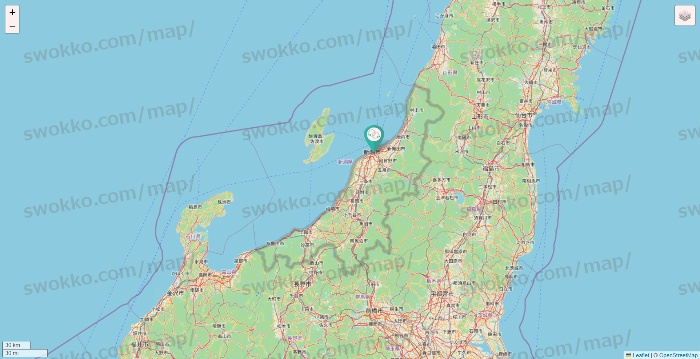 新潟県のMUSBELL（ムスベル）の店舗地図