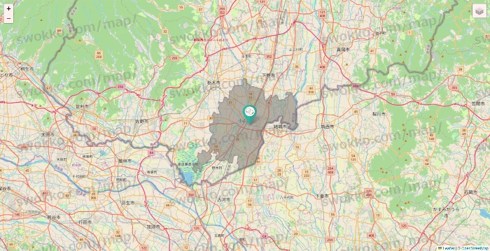 栃木県のMUSBELL（ムスベル）の店舗地図