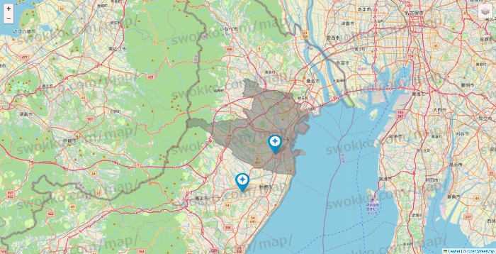 三重県のミュゼプラチナムの店舗地図