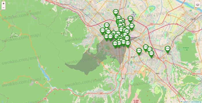 北海道のまいばすけっとの店舗地図