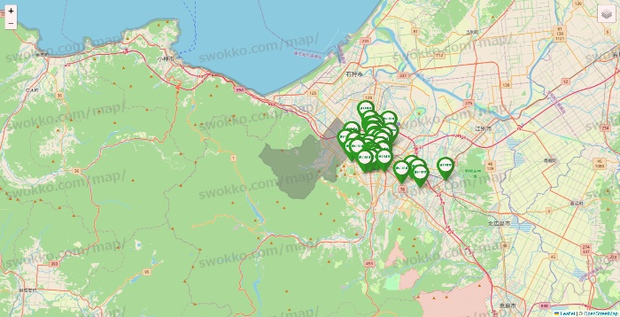 北海道のまいばすけっとの店舗地図