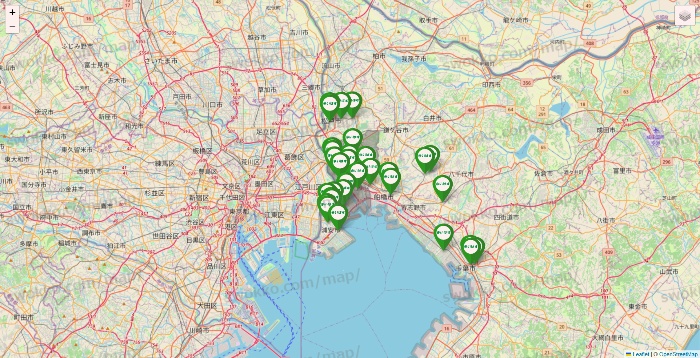 千葉県のまいばすけっとの店舗地図