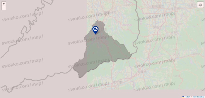 大阪府のナフコの店舗地図