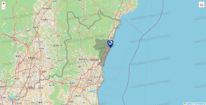 茨城県のナフコの店舗地図