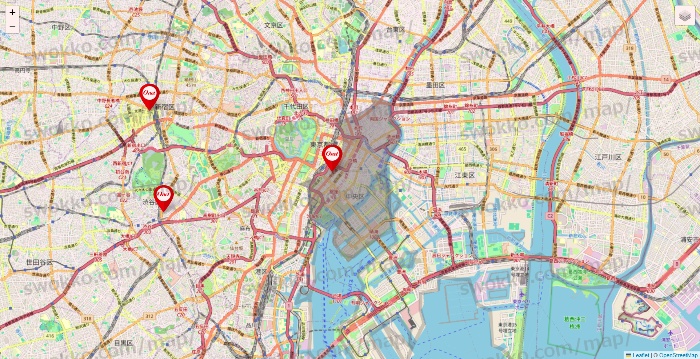 東京都のO-net（オーネット）の店舗地図