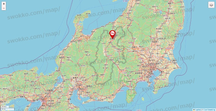 長野県のO-net（オーネット）の店舗地図