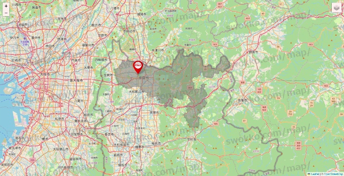 奈良県のO-net（オーネット）の店舗地図