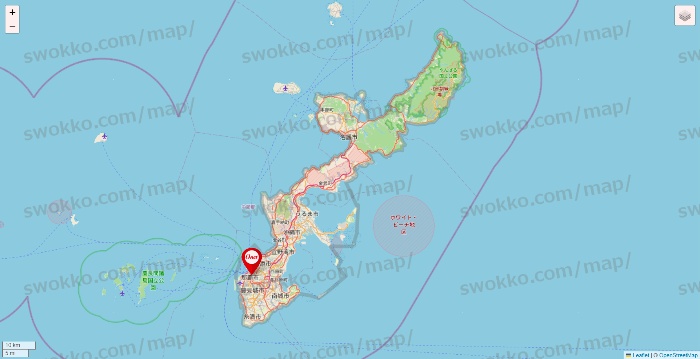 沖縄県のO-net（オーネット）の店舗地図