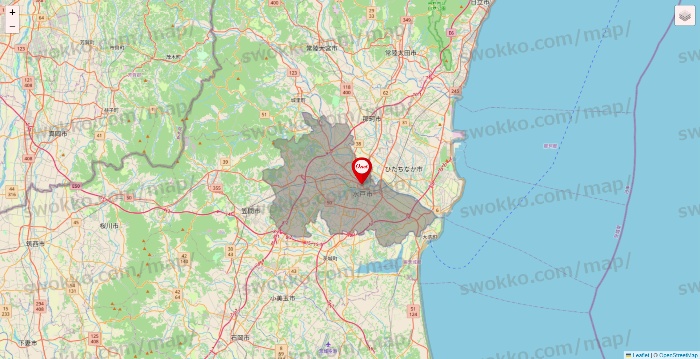 茨城県のO-net（オーネット）の店舗地図