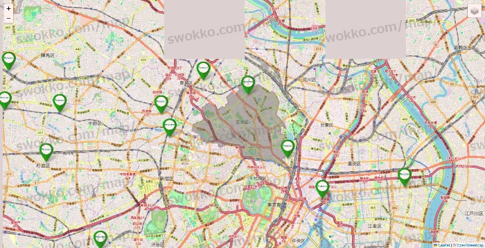 東京都のPEACOCK STORE（ピーコックストア）の店舗地図