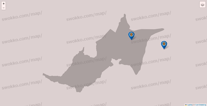北海道のキュラーズの店舗地図