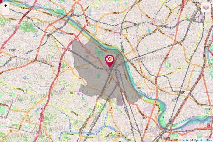 神奈川県のルネサンスの店舗地図