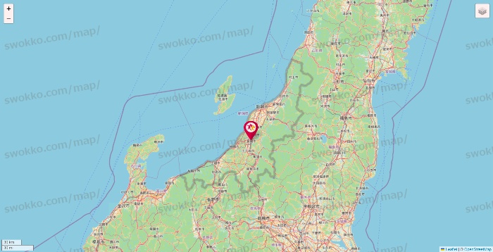 新潟県のルネサンスの店舗地図