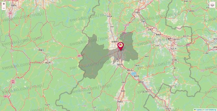 長野県のルネサンスの店舗地図
