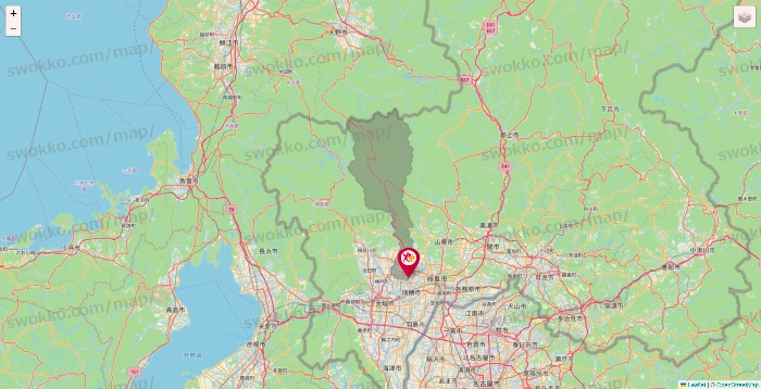 岐阜県のルネサンスの店舗地図
