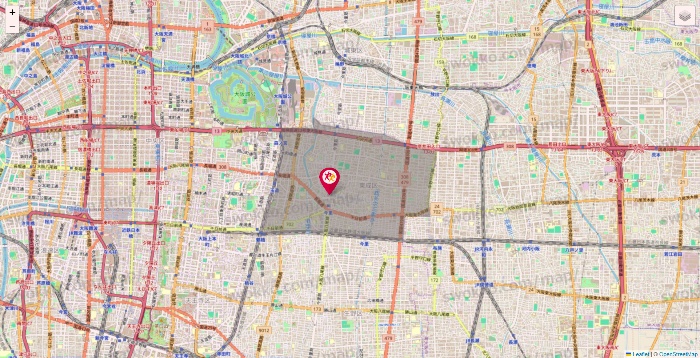 大阪府のルネサンスの店舗地図