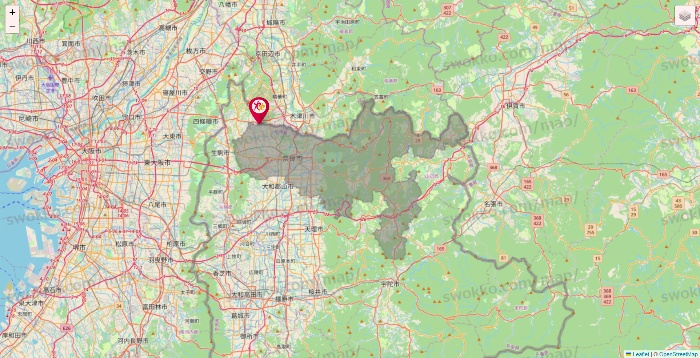 奈良県のルネサンスの店舗地図