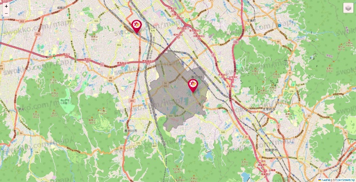 福岡県のルネサンスの店舗地図