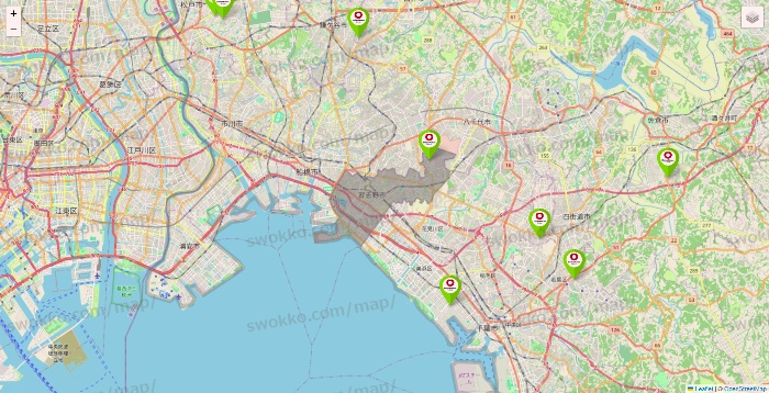 千葉県のロイヤルホームセンターの店舗地図