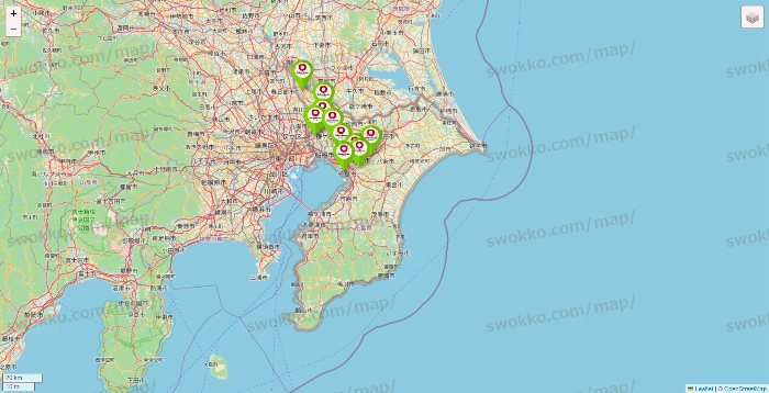 千葉県のロイヤルホームセンターの店舗地図