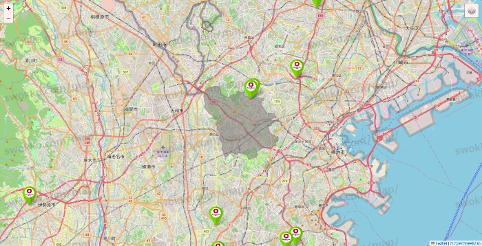 神奈川県のロイヤルホームセンターの店舗地図