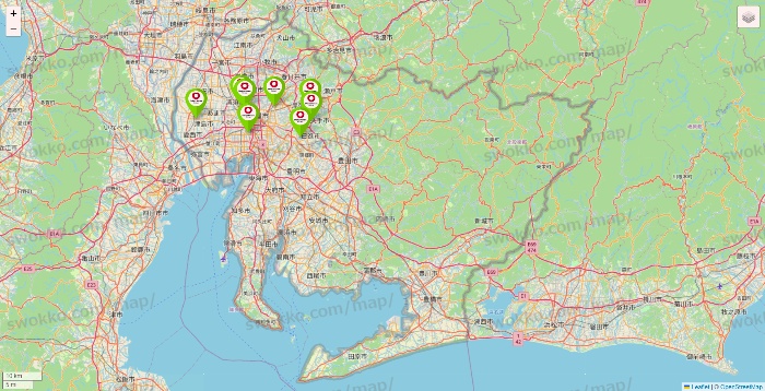 愛知県のロイヤルホームセンターの店舗地図