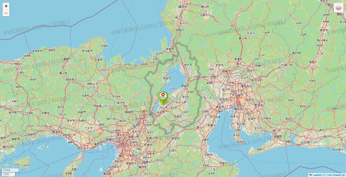 滋賀県のロイヤルホームセンターの店舗地図