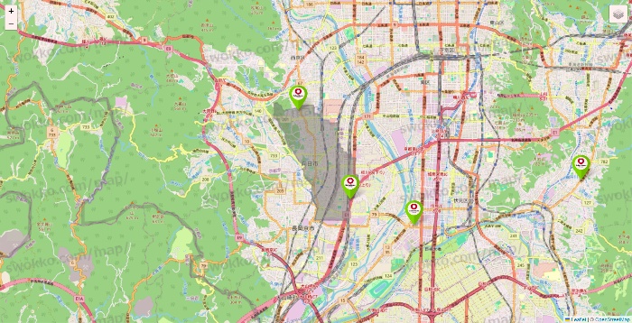 京都府のロイヤルホームセンターの店舗地図