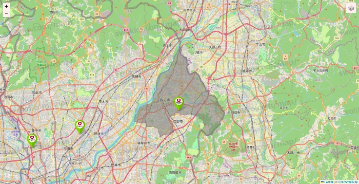 大阪府のロイヤルホームセンターの店舗地図