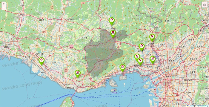 兵庫県のロイヤルホームセンターの店舗地図