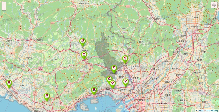 兵庫県のロイヤルホームセンターの店舗地図