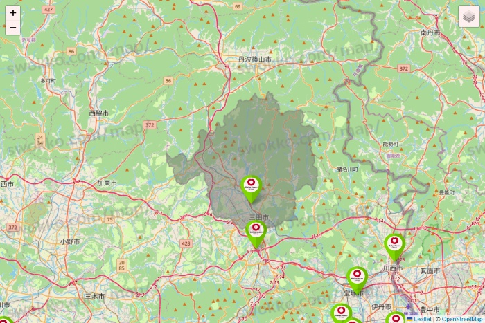 兵庫県のロイヤルホームセンターの店舗地図