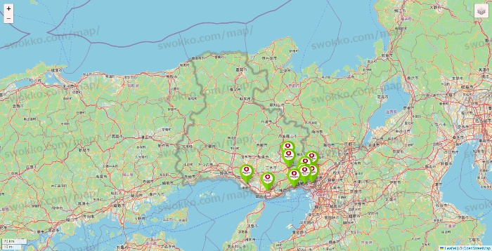 兵庫県のロイヤルホームセンターの店舗地図