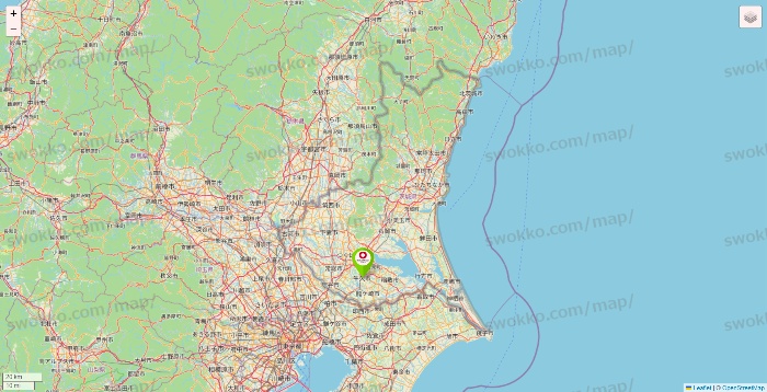 茨城県のロイヤルホームセンターの店舗地図